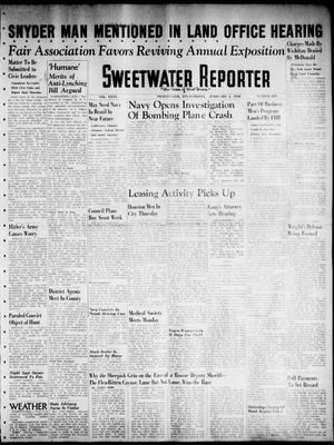 Sweetwater Reporter (Sweetwater, Tex.), Vol. 40, No. 289, Ed. 1 Friday, February 4, 1938