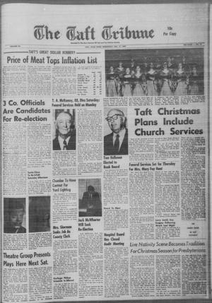 The Taft Tribune (Taft, Tex.), Vol. 46, No. 9, Ed. 1 Wednesday, December 17, 1969