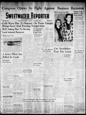 Primary view of object titled 'Sweetwater Reporter (Sweetwater, Tex.), Vol. 40, No. 272, Ed. 1 Tuesday, January 11, 1938'.