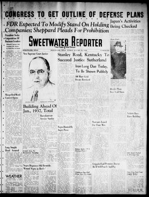 Primary view of object titled 'Sweetwater Reporter (Sweetwater, Tex.), Vol. 40, No. 276, Ed. 1 Sunday, January 16, 1938'.