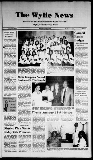 The Wylie News (Wylie, Tex.), Vol. 41, No. 17, Ed. 1 Wednesday, October 5, 1988