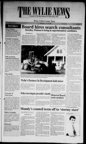 Primary view of object titled 'The Wylie News (Wylie, Tex.), Vol. 47, No. 3, Ed. 1 Wednesday, June 23, 1993'.