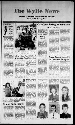 The Wylie News (Wylie, Tex.), Vol. 41, No. 20, Ed. 1 Wednesday, October 26, 1988