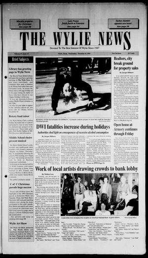 Primary view of object titled 'The Wylie News (Wylie, Tex.), Vol. 47, No. 27, Ed. 1 Wednesday, December 8, 1993'.