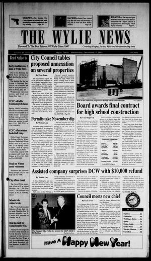 The Wylie News (Wylie, Tex.), Vol. 49, No. 29, Ed. 1 Wednesday, December 27, 1995