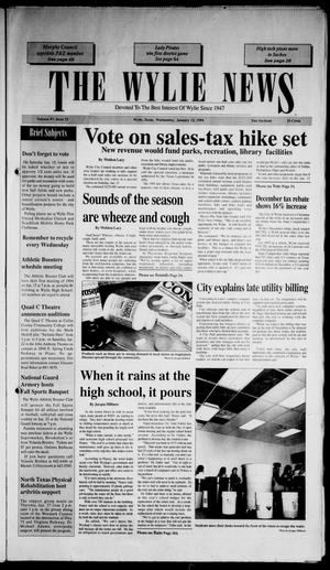 The Wylie News (Wylie, Tex.), Vol. 47, No. 32, Ed. 1 Wednesday, January 12, 1994