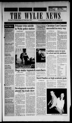 The Wylie News (Wylie, Tex.), Vol. 48, No. 41, Ed. 1 Wednesday, March 15, 1995