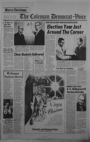 The Coleman Democrat-Voice (Coleman, Tex.), Vol. 93, No. 31, Ed. 1 Tuesday, December 25, 1973