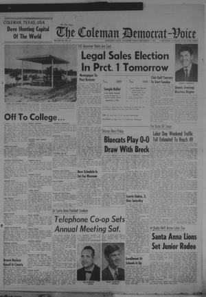 Primary view of object titled 'The Coleman Democrat-Voice (Coleman, Tex.), Vol. 90, No. 14, Ed. 1 Tuesday, September 1, 1970'.