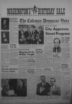 The Coleman Democrat-Voice (Coleman, Tex.), Vol. 92, No. 39, Ed. 1 Tuesday, February 20, 1973