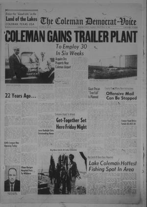 The Coleman Democrat-Voice (Coleman, Tex.), Vol. 87, No. 46, Ed. 1 Tuesday, April 16, 1968