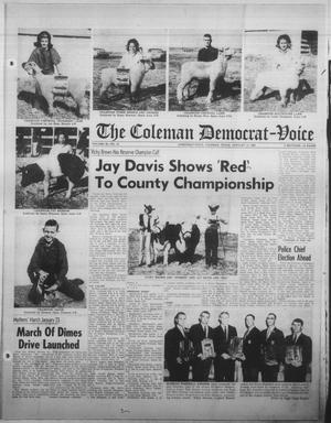 The Coleman Democrat-Voice (Coleman, Tex.), Vol. 86, No. 33, Ed. 1 Tuesday, January 17, 1967
