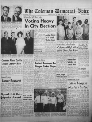 The Coleman Democrat-Voice (Coleman, Tex.), Vol. 86, No. 44, Ed. 1 Tuesday, April 4, 1967