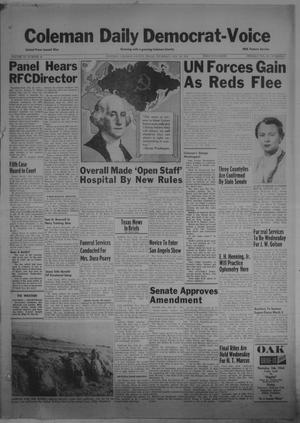 Coleman Daily Democrat-Voice (Coleman, Tex.), Vol. 3, No. 45, Ed. 1 Thursday, February 22, 1951