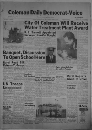 Coleman Daily Democrat-Voice (Coleman, Tex.), Vol. 3, No. 61, Ed. 1 Tuesday, March 13, 1951