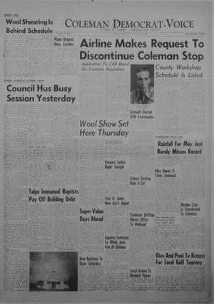 Coleman Democrat-Voice (Coleman, Tex.), Vol. 76, No. 51, Ed. 1 Tuesday, June 4, 1957