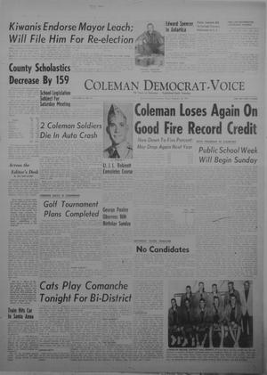 Coleman Democrat-Voice (Coleman, Tex.), Vol. 76, No. 37, Ed. 1 Tuesday, February 26, 1957