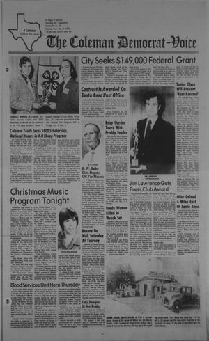 The Coleman Democrat-Voice (Coleman, Tex.), Vol. 95, No. 29, Ed. 1 Tuesday, December 9, 1975