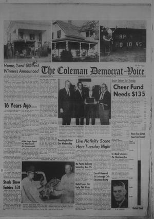 The Coleman Democrat-Voice (Coleman, Tex.), Vol. 90, No. 30, Ed. 1 Tuesday, December 22, 1970