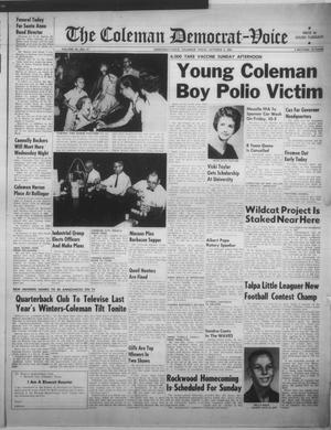Primary view of object titled 'The Coleman Democrat-Voice (Coleman, Tex.), Vol. 82, No. 17, Ed. 1 Tuesday, October 2, 1962'.