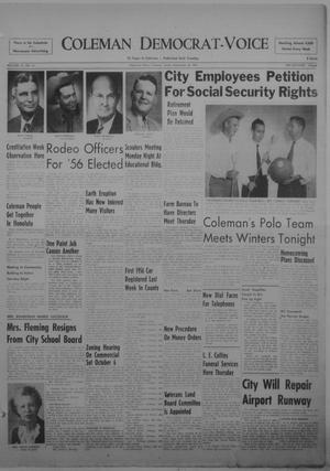 Coleman Democrat-Voice (Coleman, Tex.), Vol. 75, No. 14, Ed. 1 Tuesday, September 20, 1955