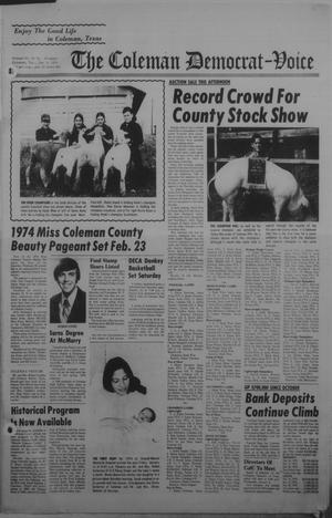 The Coleman Democrat-Voice (Coleman, Tex.), Vol. 93, No. 33, Ed. 1 Tuesday, January 8, 1974