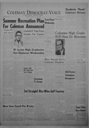 Coleman Democrat-Voice (Coleman, Tex.), Vol. 75, No. 50, Ed. 1 Tuesday, May 29, 1956