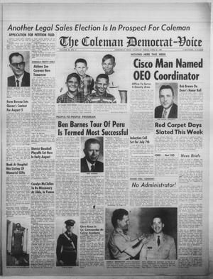 The Coleman Democrat-Voice (Coleman, Tex.), Vol. 86, No. 4, Ed. 1 Tuesday, June 28, 1966