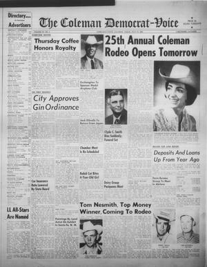 The Coleman Democrat-Voice (Coleman, Tex.), Vol. 82, No. 5, Ed. 1 Tuesday, July 10, 1962
