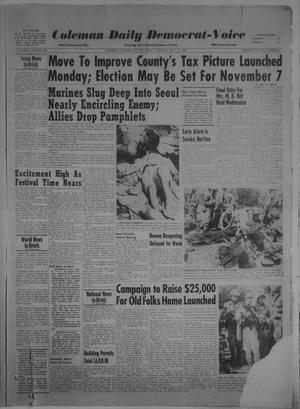 Coleman Daily Democrat-Voice (Coleman, Tex.), Vol. 2, No. 286, Ed. 1 Tuesday, September 26, 1950