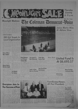 The Coleman Democrat-Voice (Coleman, Tex.), Vol. 88, No. 16, Ed. 1 Tuesday, September 17, 1968