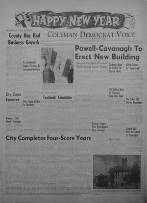 Coleman Democrat-Voice (Coleman, Tex.), Vol. 76, No. 29, Ed. 1 Tuesday, January 1, 1957