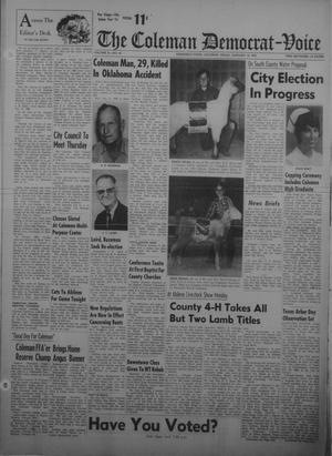 The Coleman Democrat-Voice (Coleman, Tex.), Vol. 91, No. 34, Ed. 1 Tuesday, January 18, 1972