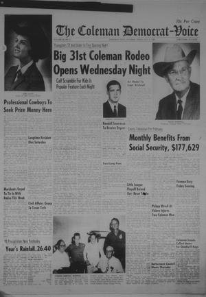 The Coleman Democrat-Voice (Coleman, Tex.), Vol. 88, No. 6, Ed. 1 Tuesday, July 9, 1968