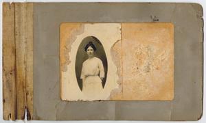Primary view of object titled '[Portrait of an Unknown Woman in a Dress]'.