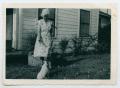 Primary view of [Photograph of Dorothy Murphy King with a Dog]