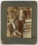 Thumbnail image of item number 1 in: '[Portrait of Two Unknown Men by a Bench]'.