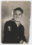 Photograph: [Portrait of Lloyd Nelson in a Sailors Uniform]