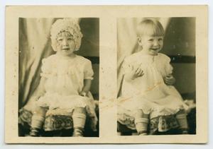 Primary view of object titled '[Two Photographs of Alpha Lucille Matlock]'.