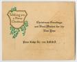 Thumbnail image of item number 1 in: '[Christmas Card from the Plano Lodge No. 114]'.