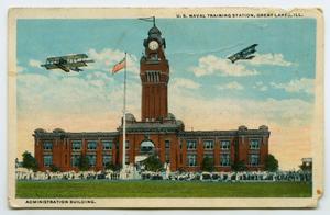 [Postcard with an Illustration of a Naval Administration Building]