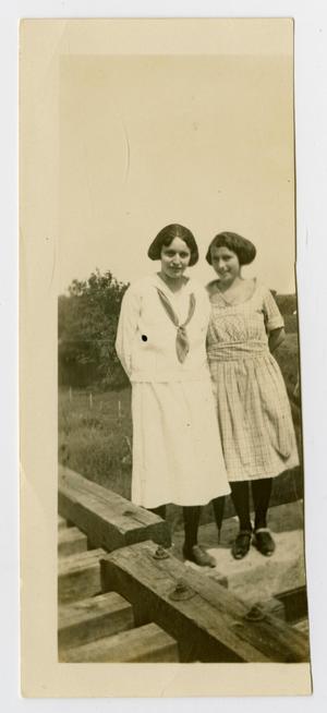 [Photograph of Ruth Back and a Friend]