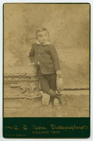 Primary view of object titled '[Portrait of Lee Turney as a Child]'.