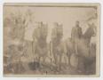 Photograph: [Photograph of Four Unknown World War One Soldiers on Horseback]