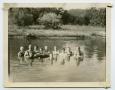 Thumbnail image of item number 1 in: '[Photograph of a Group of Friends in Rowlett Creek]'.