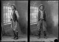 Photograph: [Portraits of Cowboy with Pipe]