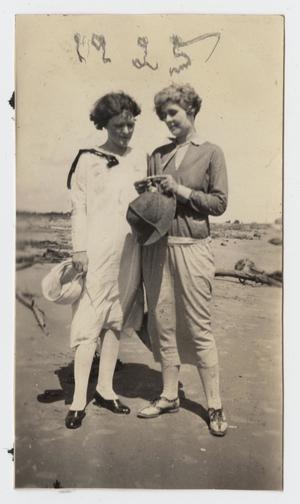 Primary view of object titled '[Photograph of Nelle Turney and a Friend]'.