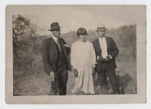 [Photograph of L. W. Joplin, Vera Wiseman, and Oscar Back]