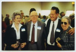 [Photograph of Rex and Faye Strange with J. R. Gatlin and Ruth Toler]