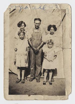 [Photograph of James Nelson with his Daughters]